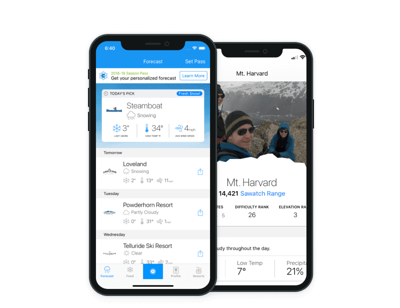 preview of mobile app design